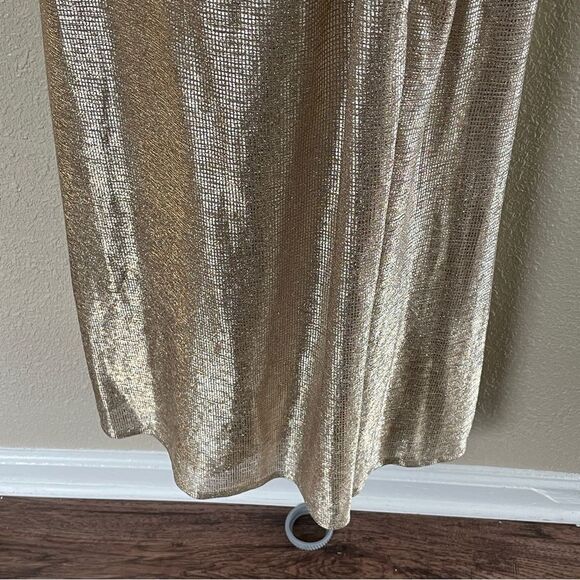 Hayley Paige Occasions Formal Off Shoulder Or Strapless Dress Style 52002 Gold 0 - Picture 7 of 16